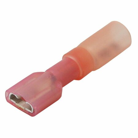 PACER GROUP Pacer 22-18 AWG Heat Shrink Female Disconnect - 25 Pack TDE18-250FI-25